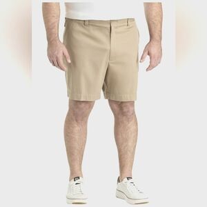 Performance Big Man 48 Tech Work Play Comfort Stretch Classic Flat Front Shorts